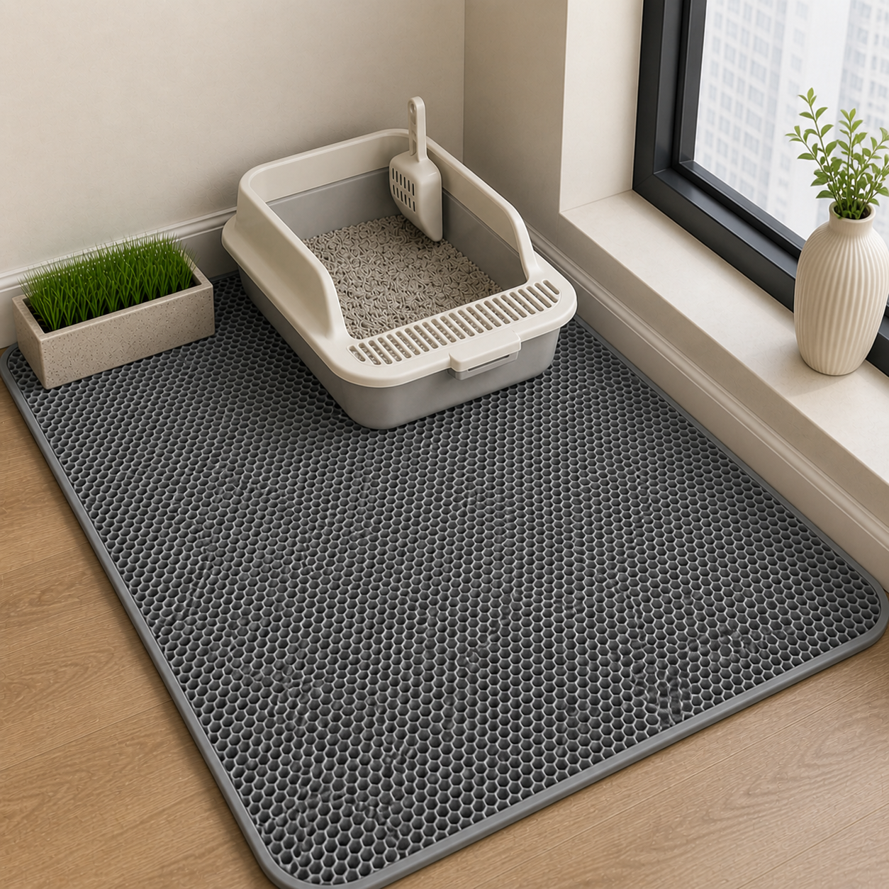 Tapis Anti-Litière – Double Couche