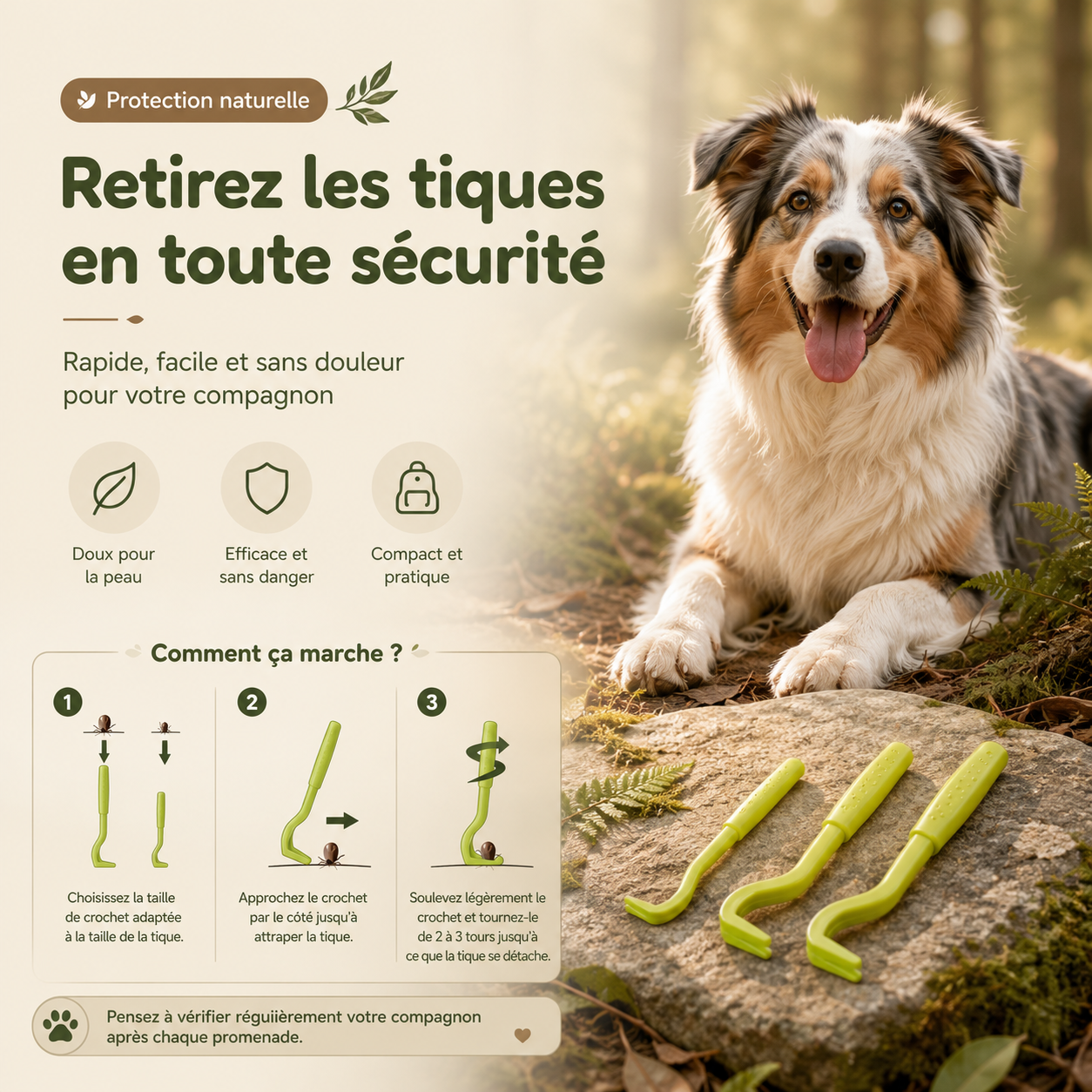 Kit Retire-Tiques Chien & Chat