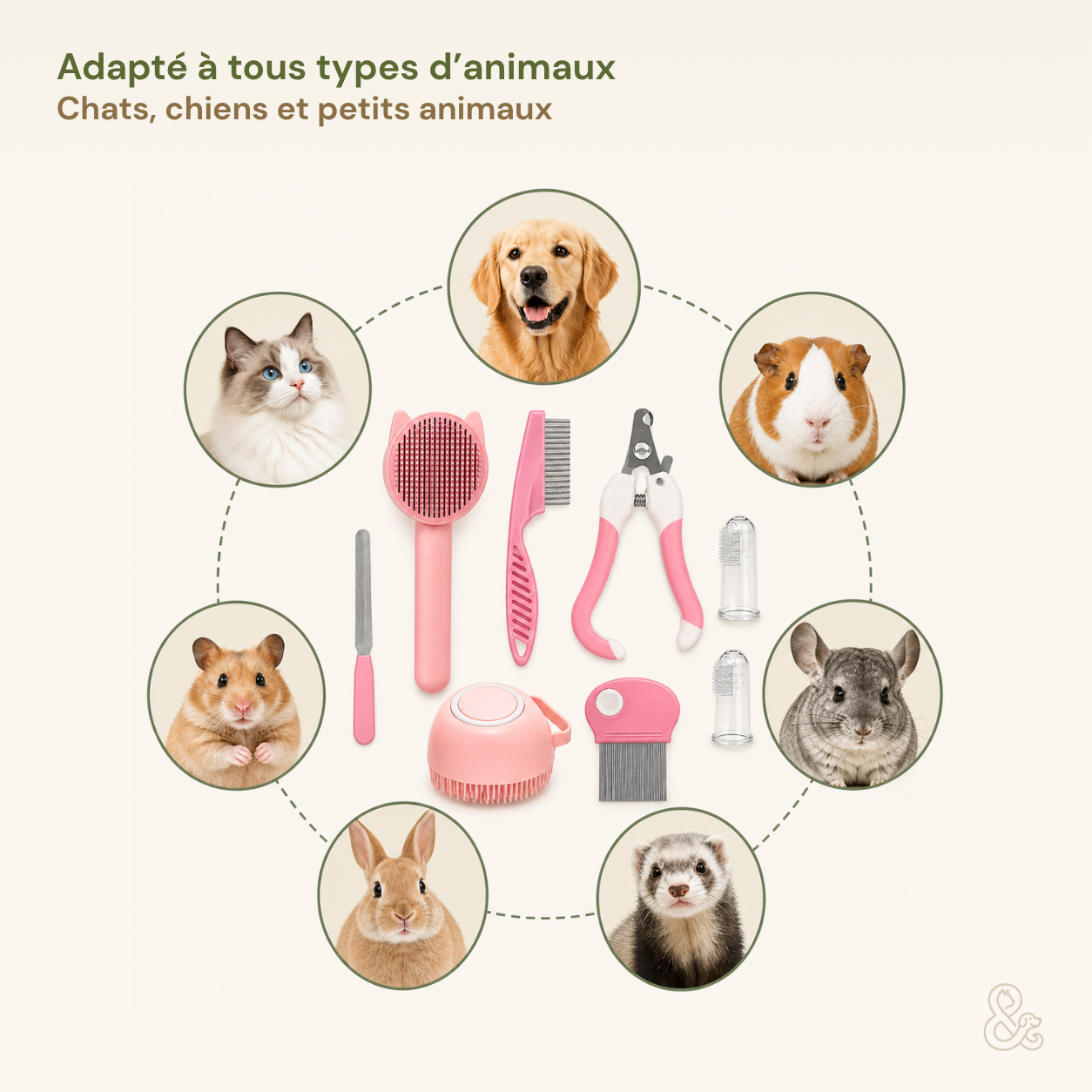 Kit Bien-être Animal (8 pièces)