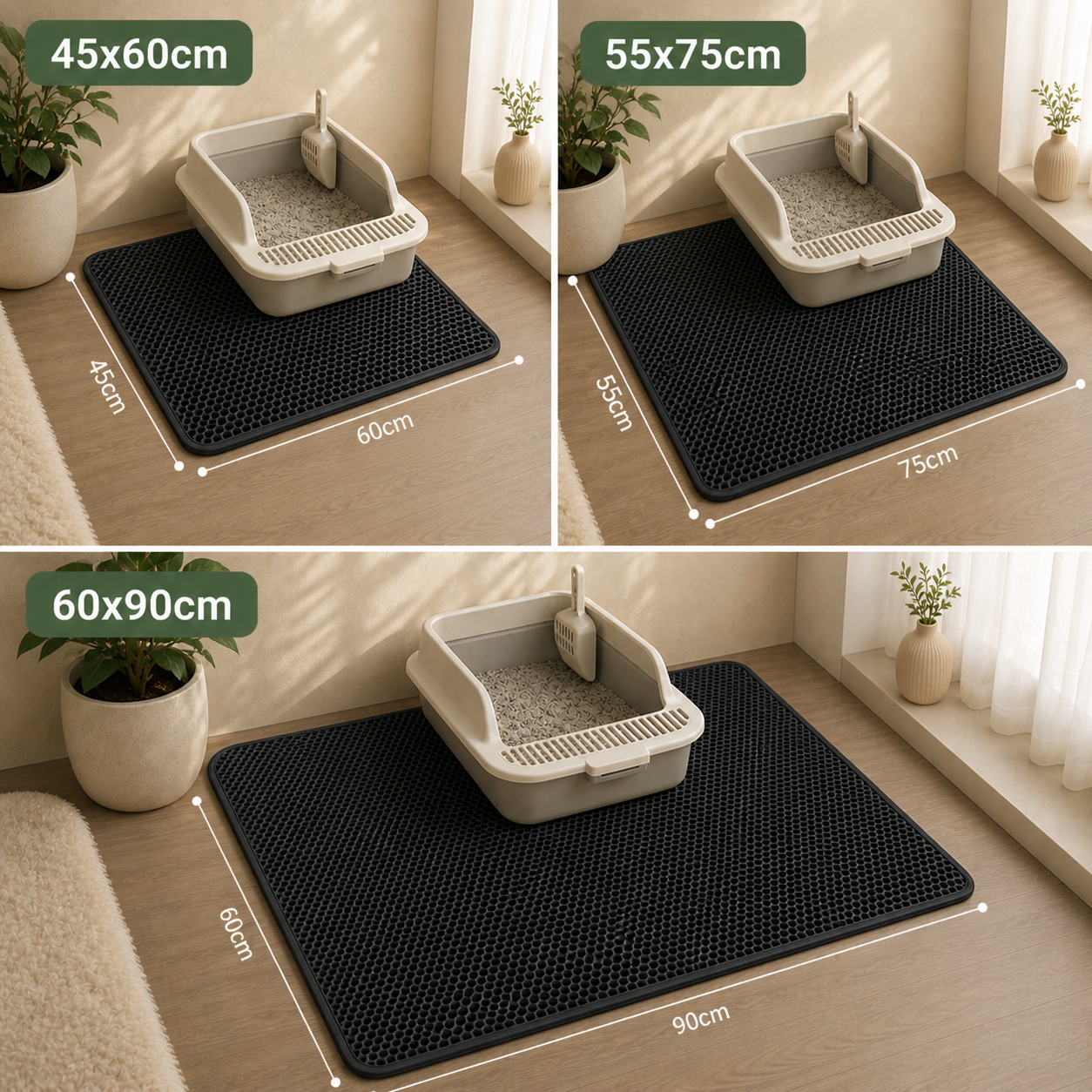 Tapis Anti-Litière – Double Couche