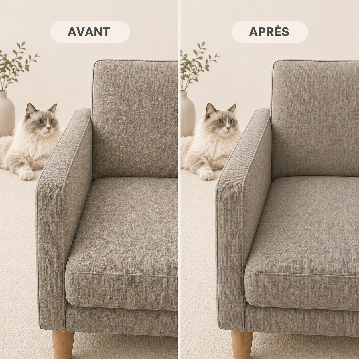 Gant Anti-Poils Réutilisable & Écologique