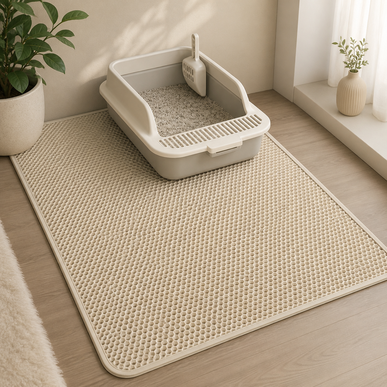 Tapis Anti-Litière – Double Couche