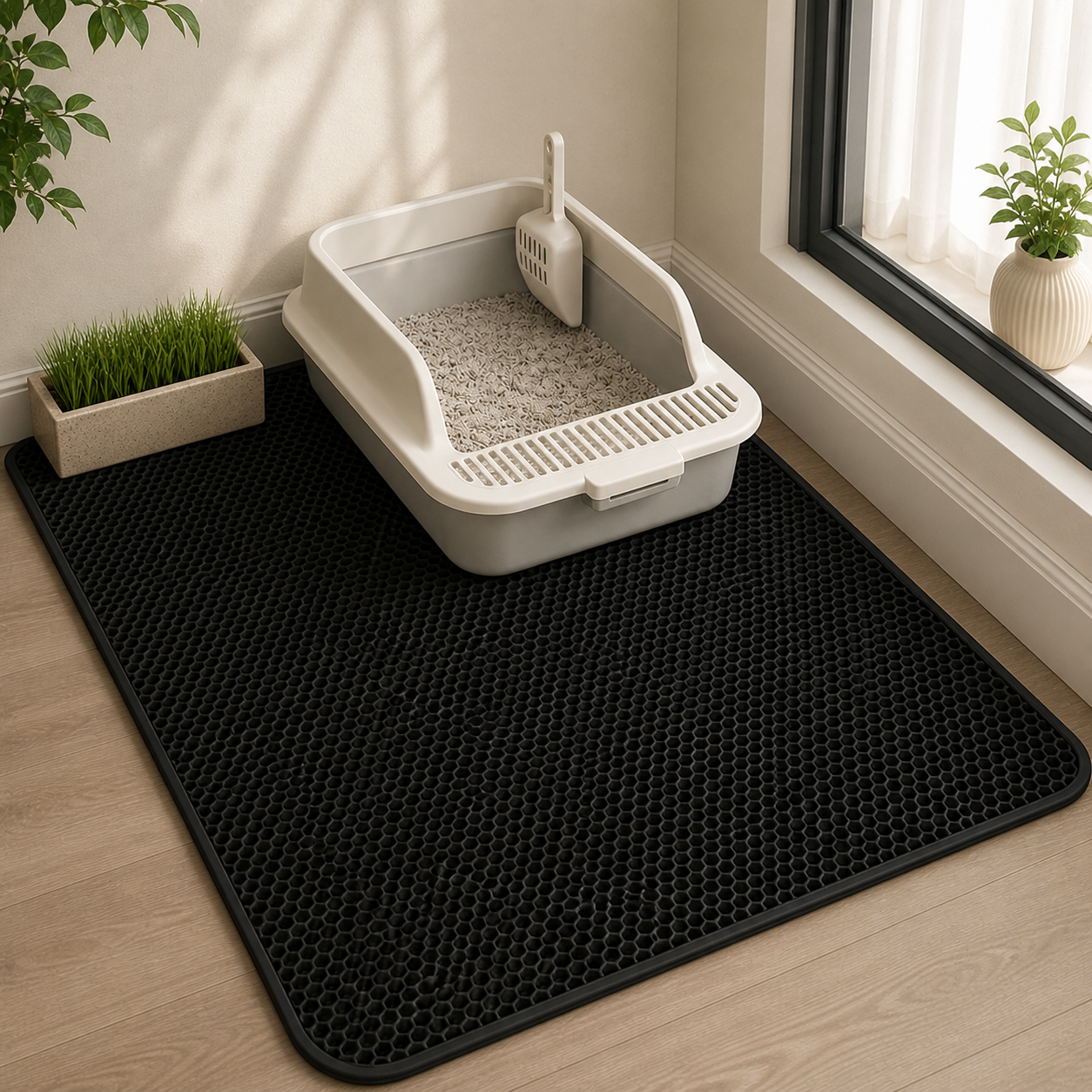 Tapis Anti-Litière – Double Couche